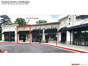 735 N Main St, Alpharetta, GA for lease Building Photo- Image 1 of 2