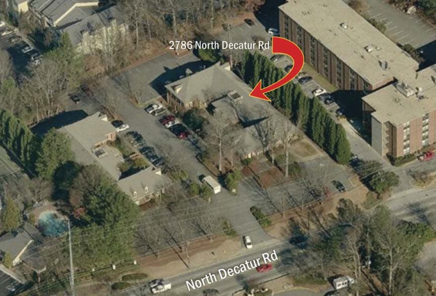 2786 N Decatur Rd, Decatur, GA for lease - Aerial - Image 3 of 5