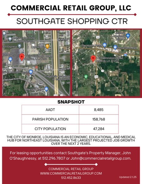 1419-1425 Winnsboro Rd, Monroe, LA for lease - Site Plan - Image 2 of 15