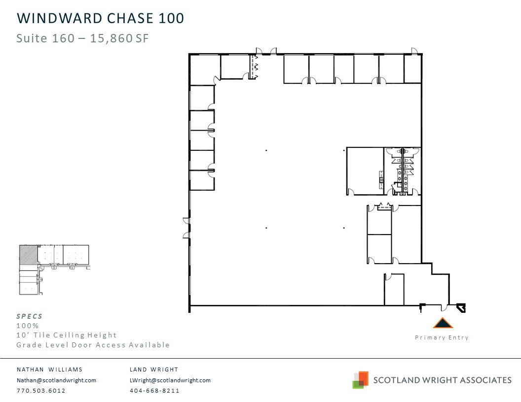 1235 Old Alpharetta Rd, Alpharetta, GA for lease Floor Plan- Image 1 of 7