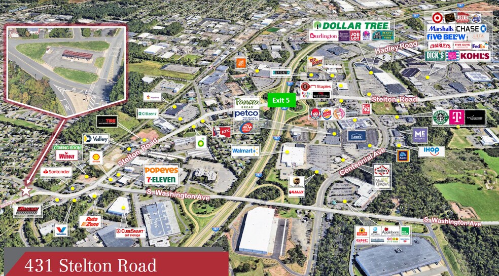 431 Stelton Rd, Piscataway, NJ for lease - Primary Photo - Image 1 of 1