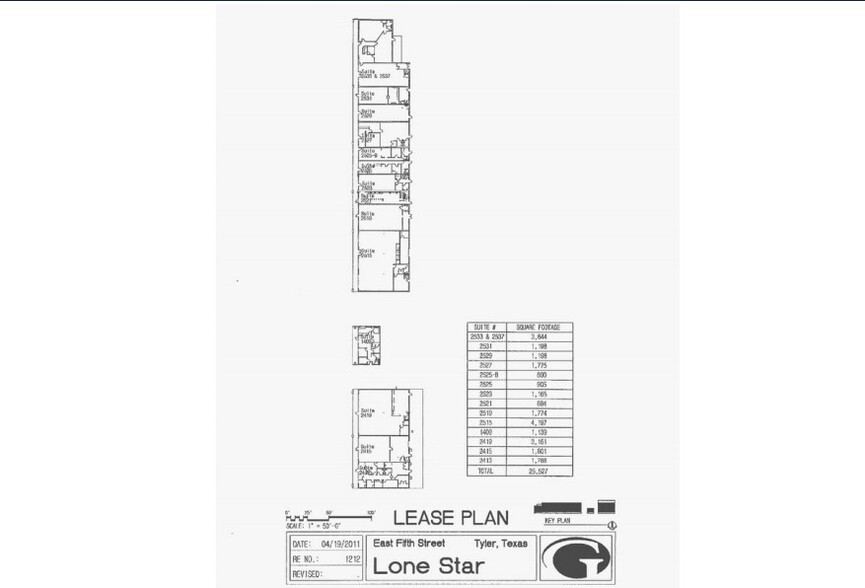 2400-2500 Fifth St, Tyler, TX for lease - Site Plan - Image 3 of 3