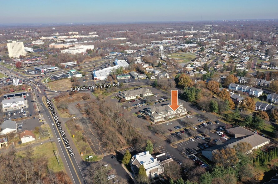 333 N Oxford Valley Rd, Fairless Hills, PA for lease - Aerial - Image 3 of 14