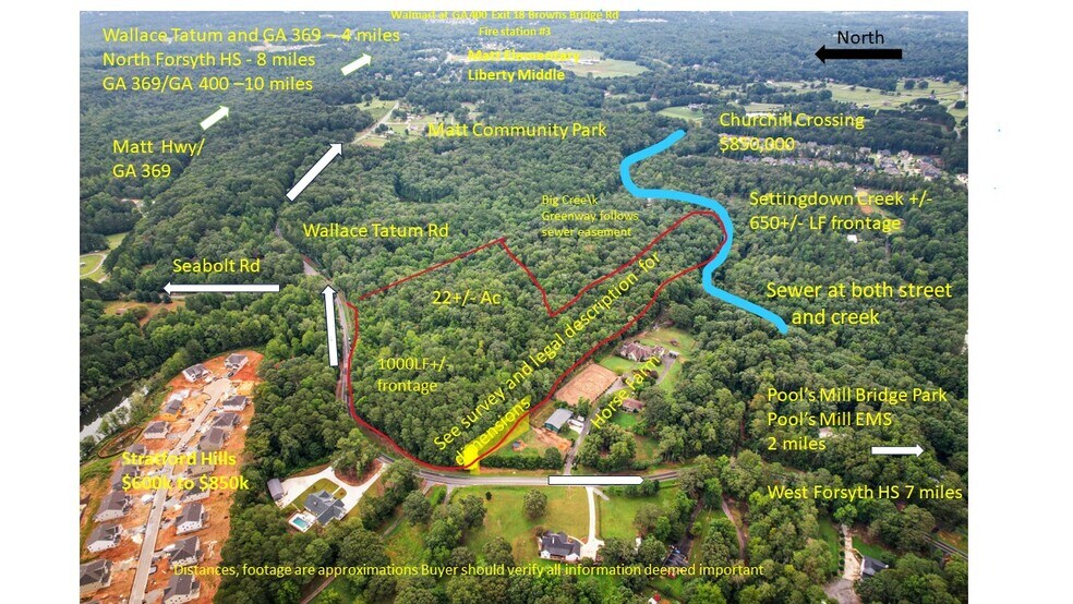 Wallace Tatum Rd, Cumming, GA 30028 Land for Sale
