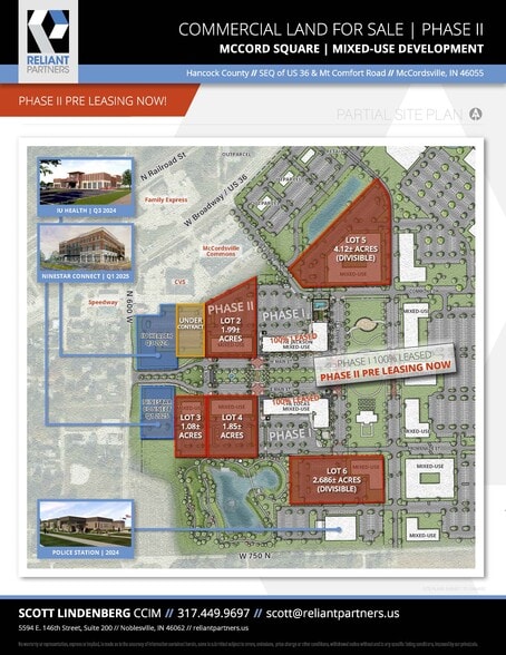 US 36 & Mt Comfort rd, McCordsville, IN for lease - Building Photo - Image 3 of 10