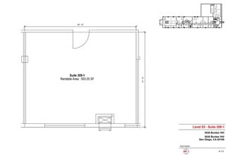 3030 Bunker Hill St, San Diego, CA for lease Floor Plan- Image 1 of 1