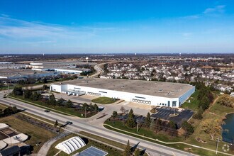 1590 Central Ave, Roselle, IL - aerial  map view