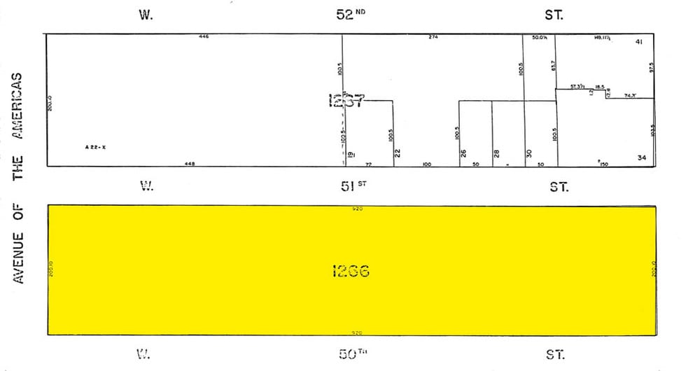 1270 Avenue of the Americas, New York, NY for lease - Plat Map - Image 2 of 13