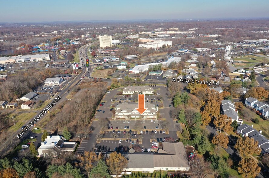 333 N Oxford Valley Rd, Fairless Hills, PA for lease - Aerial - Image 2 of 14