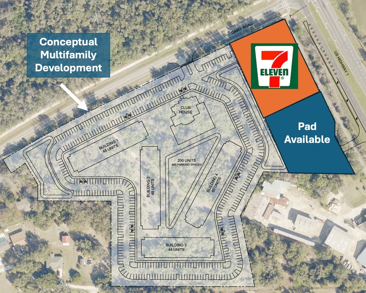 Us-1 and Dairy Road, Titusville, FL for lease - Building Photo - Image 2 of 4