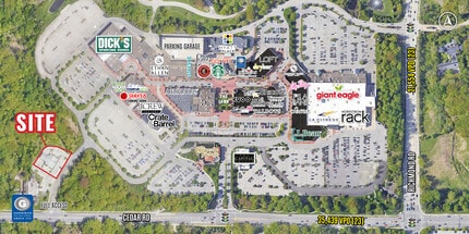 24149-25389 Cedar Rd, Lyndhurst, OH for lease Aerial- Image 2 of 7