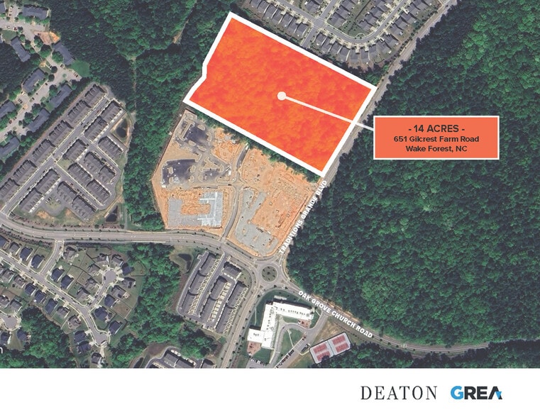 651 Gilcrest Farrm Rd, Wake Forest, NC for sale - Building Photo - Image 1 of 1