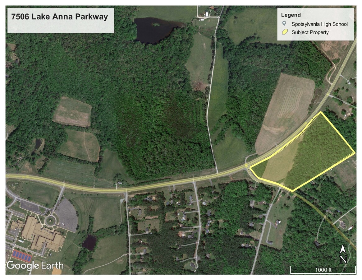 7501 Lake Anna Pky, Spotsylvania, VA 22551 Land for Sale