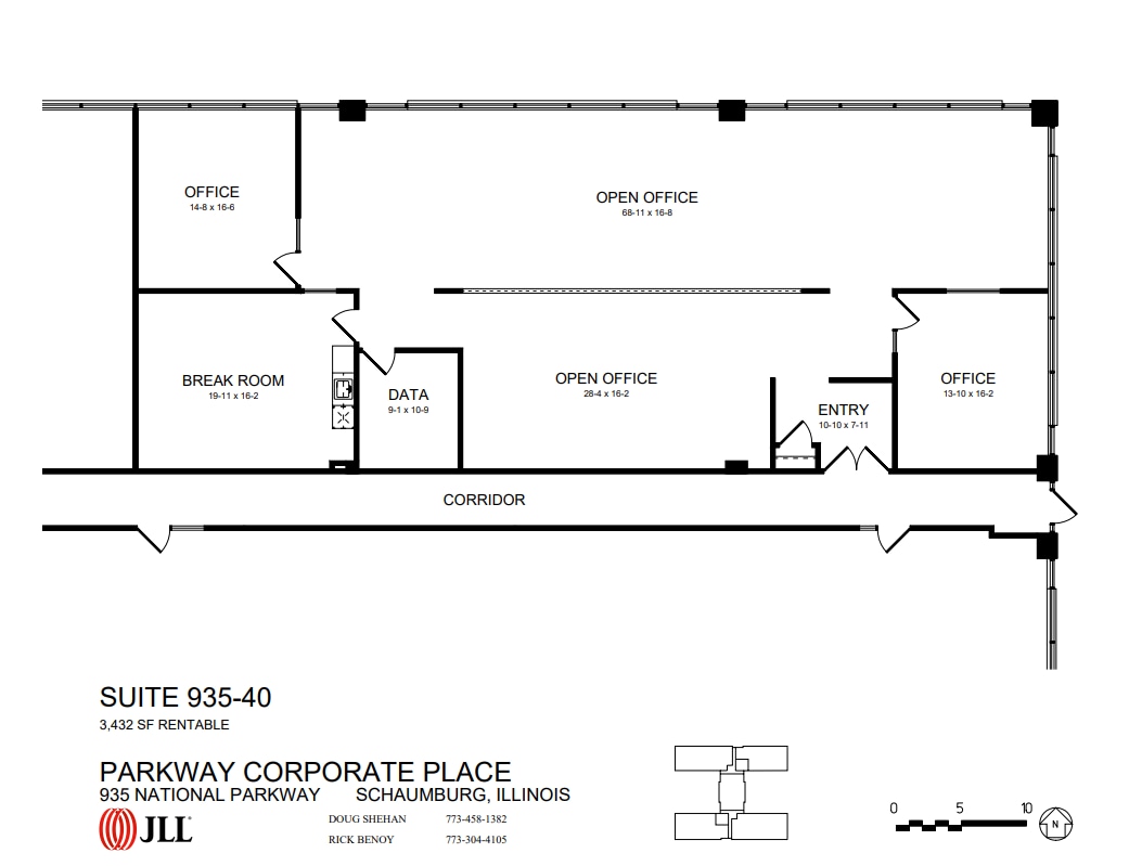 935 National Pky, Schaumburg, IL for lease Floor Plan- Image 1 of 1