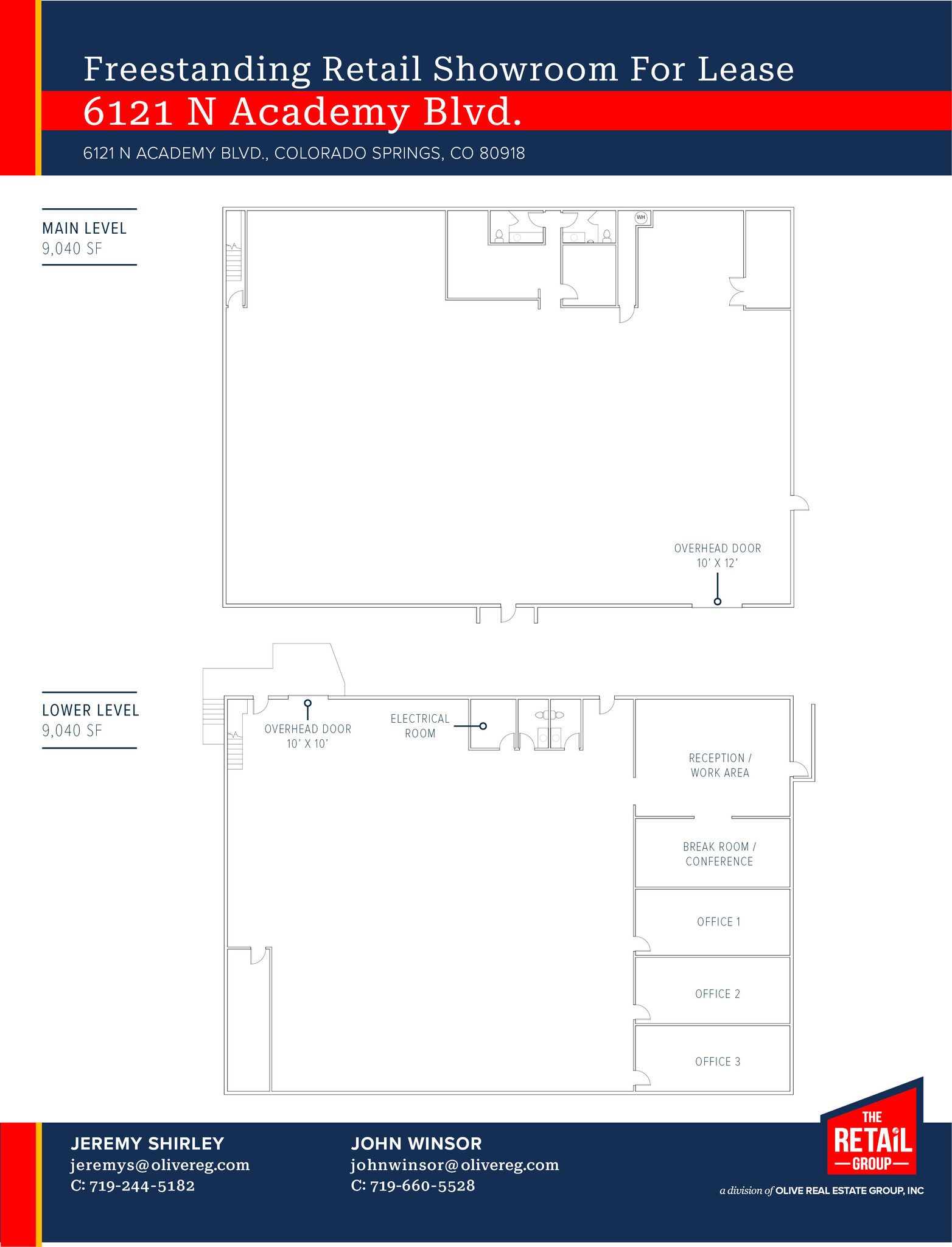 6121 N Academy Blvd, Colorado Springs, CO for lease Floor Plan- Image 1 of 1