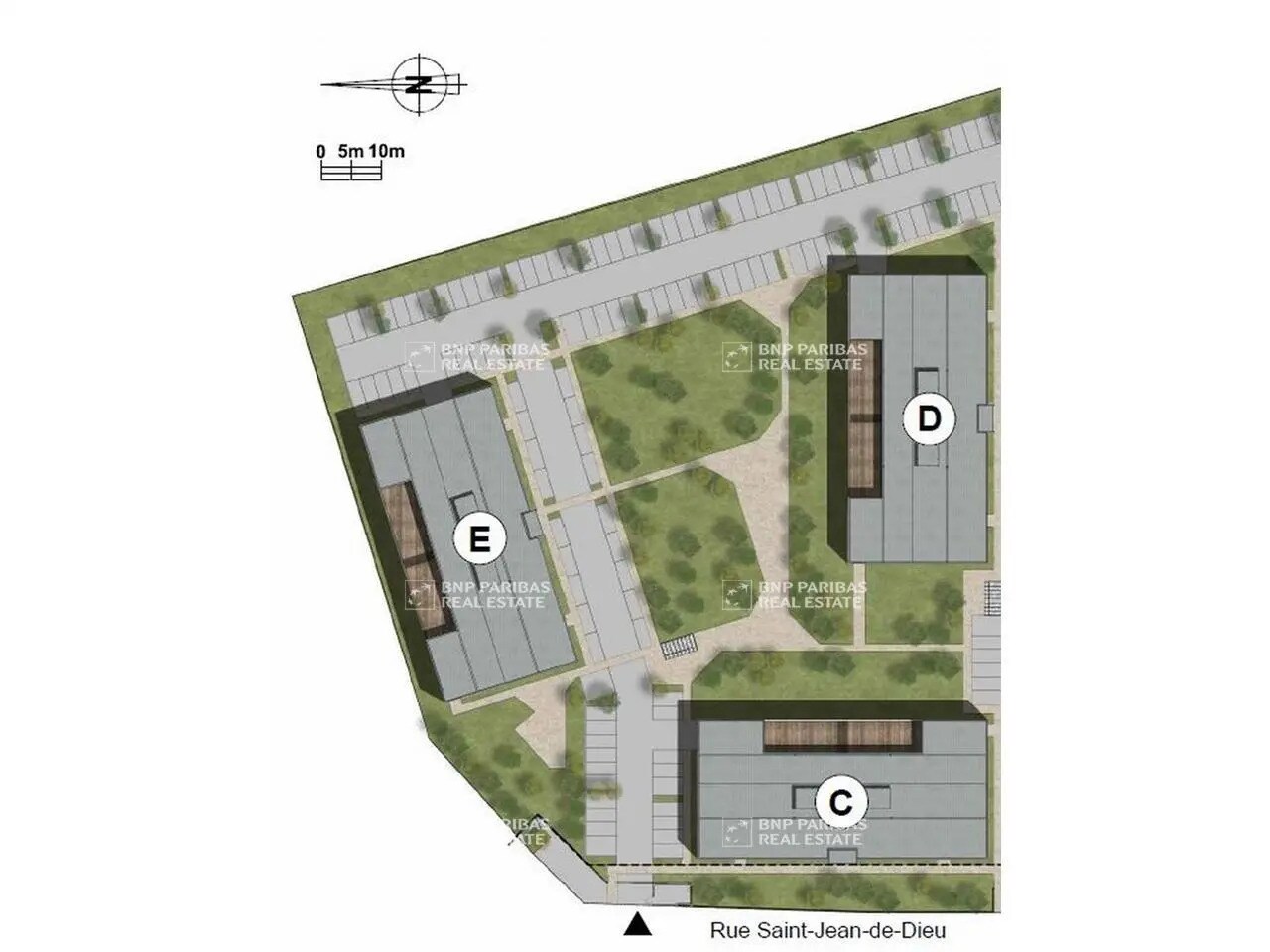 Office in Lyon for lease Site Plan- Image 1 of 4
