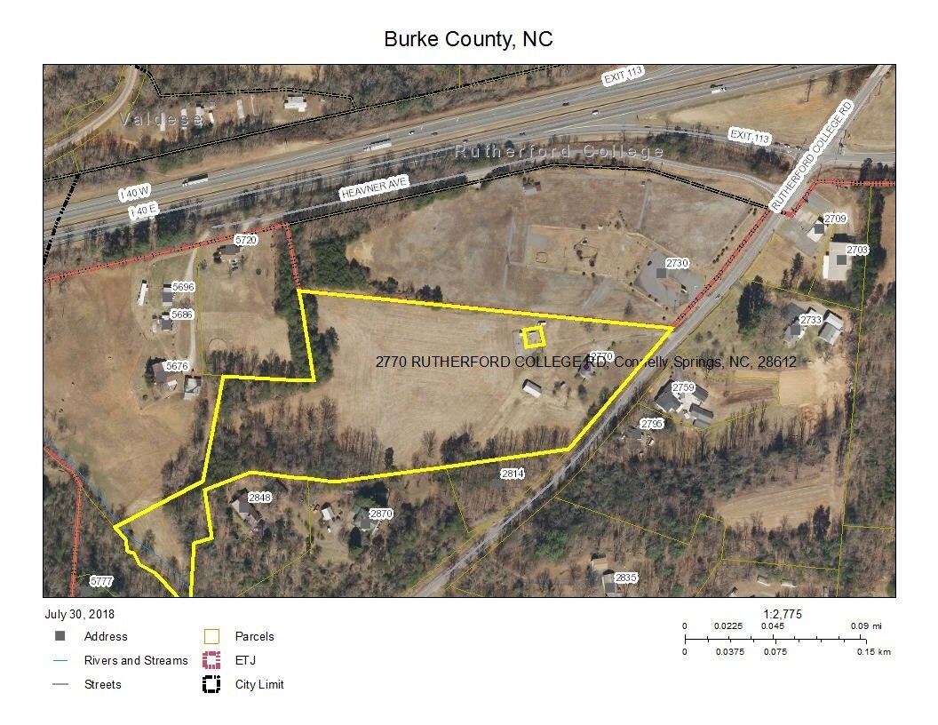 2770 Rutherford College Rd, Connelly Spg, NC for sale Aerial- Image 1 of 1