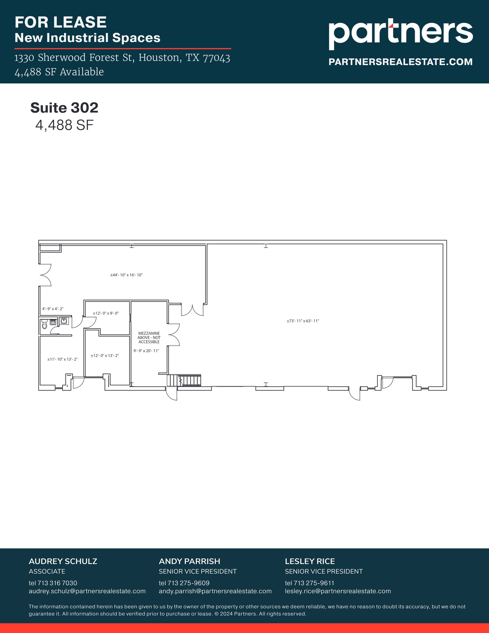 1330 Sherwood Forest St, Houston, TX for lease Site Plan- Image 1 of 1