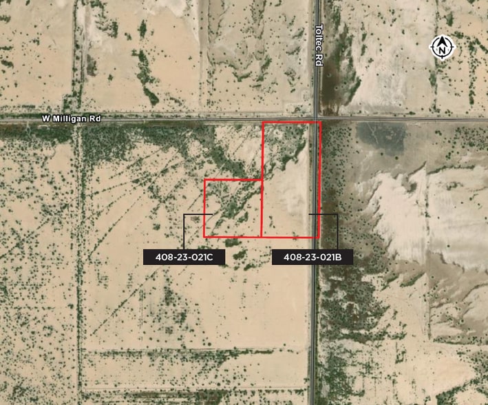 MILLIGAN Rd, Eloy, AZ for sale - Plat Map - Image 1 of 2