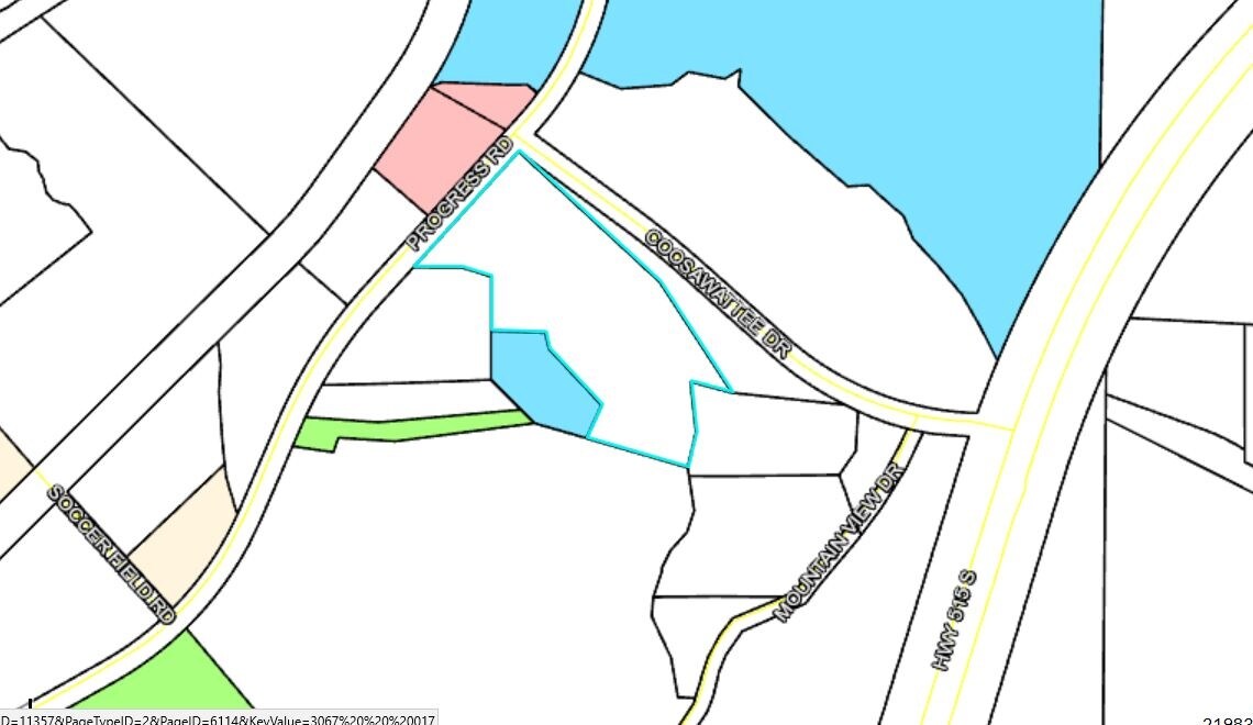 750 Progress Rd, Ellijay, GA 30540 6 acre corner lot Progress Rd