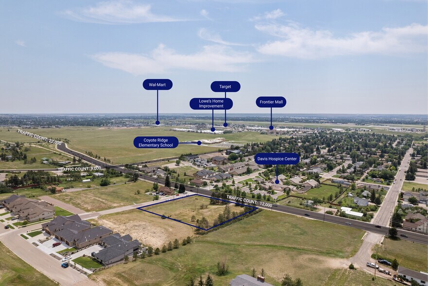 918 Storey Blvd, Cheyenne, WY for sale - Aerial - Image 1 of 6