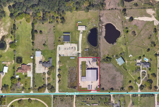 16940 Grant Rd, Cypress, TX - aerial  map view