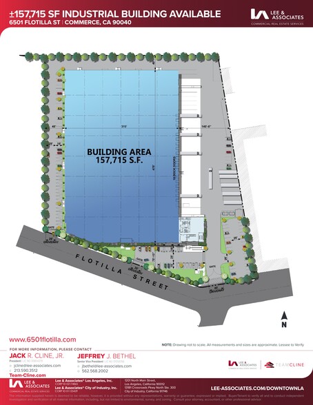 6501 Flotilla St, Commerce, CA for lease - Site Plan - Image 2 of 2