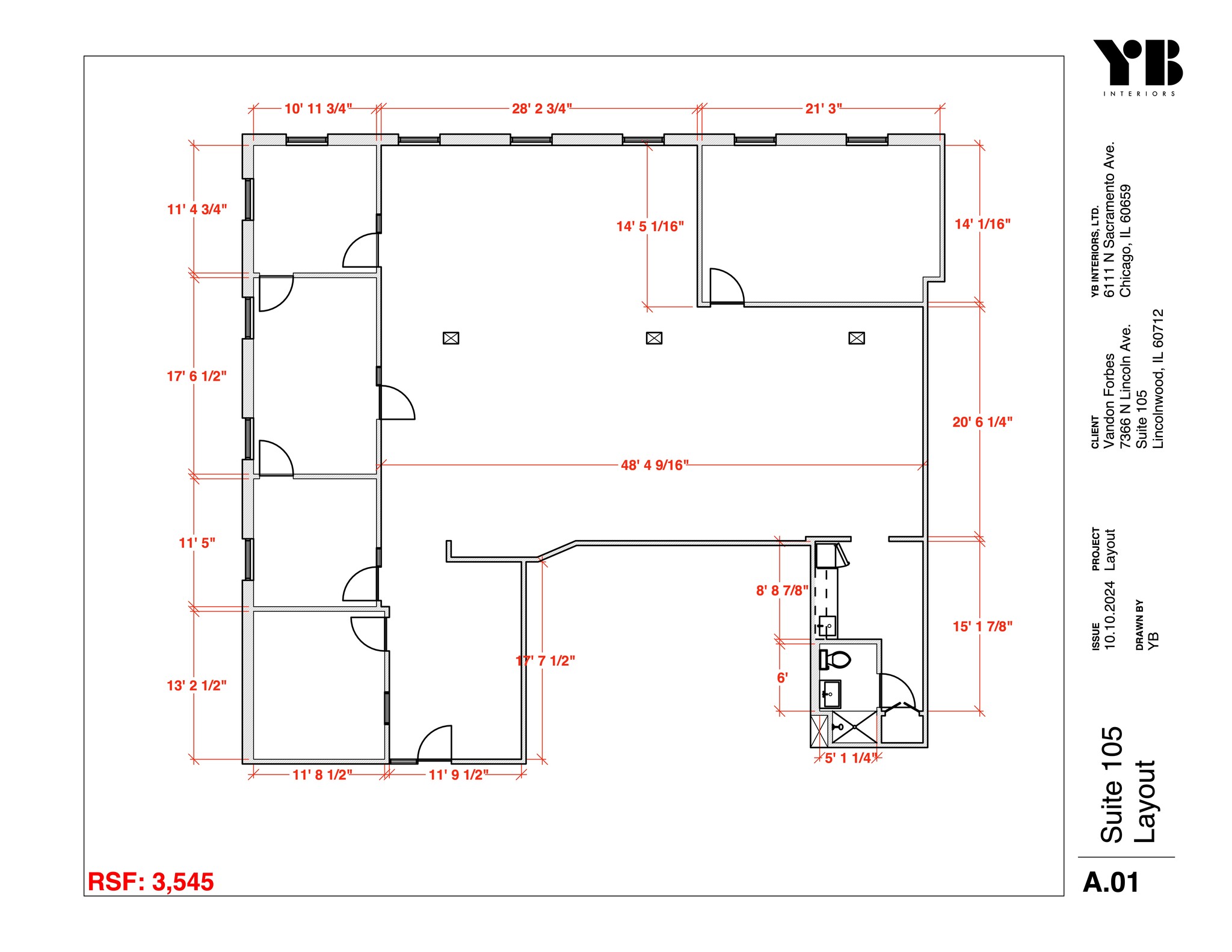 7366 N Lincoln Ave, Lincolnwood, IL for lease Site Plan- Image 1 of 1