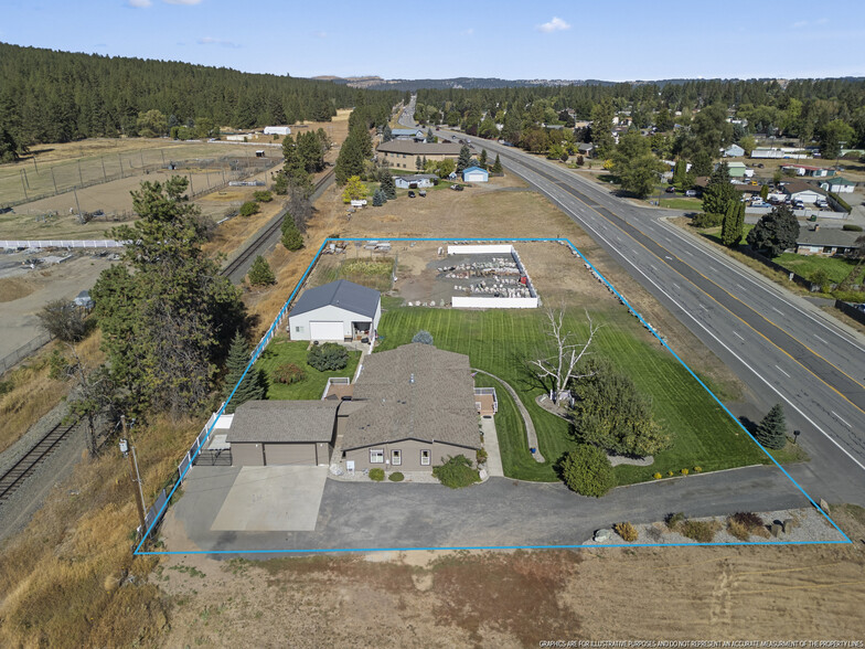 2610 S Dishman Mica Rd, Spokane Valley, WA for sale - Aerial - Image 1 of 8