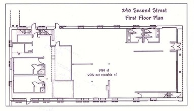 240 Second St, Macon-Bibb, GA for lease Floor Plan- Image 1 of 1