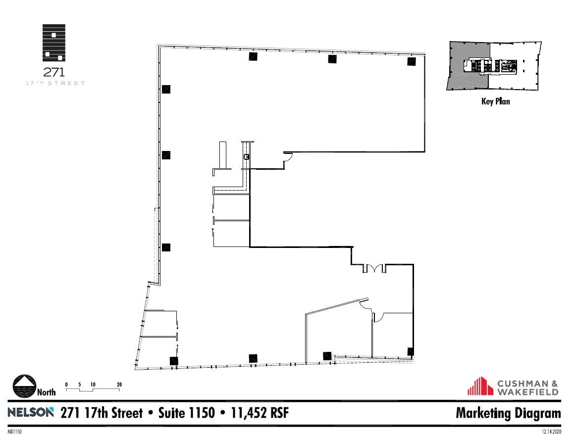 271 17th Street, Atlanta, GA for lease Floor Plan- Image 1 of 9