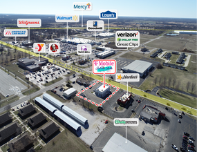 2530 Grand Ave, Carthage, MO - AERIAL  map view