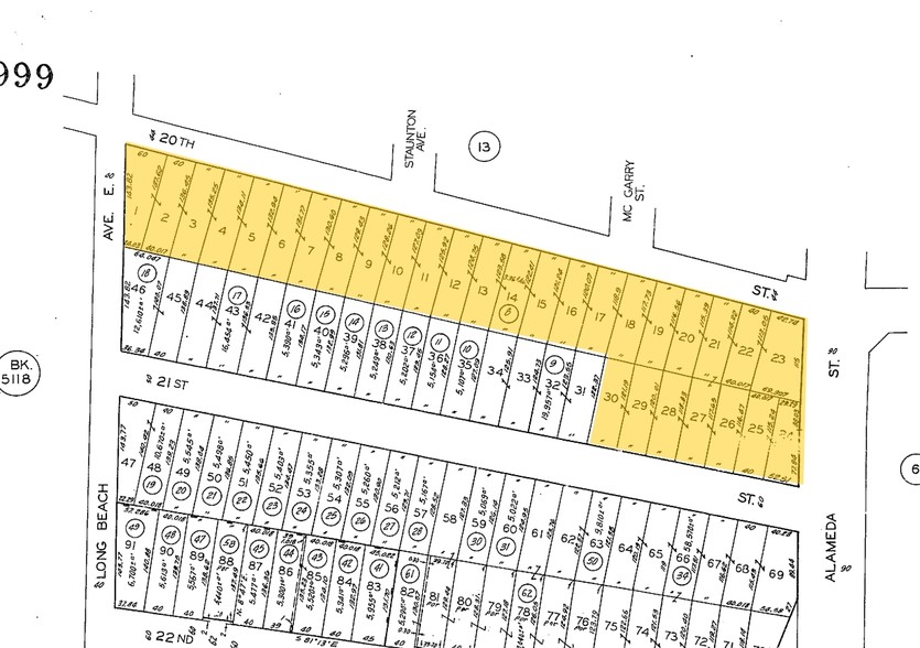 2001 S Alameda St, Los Angeles, CA for lease - Plat Map - Image 2 of 3