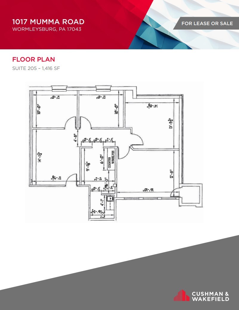 1017 Mumma Rd, Lemoyne, PA for sale Floor Plan- Image 1 of 1