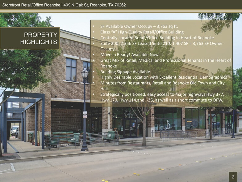 409 N Oak St, Roanoke, TX for sale - Building Photo - Image 2 of 86
