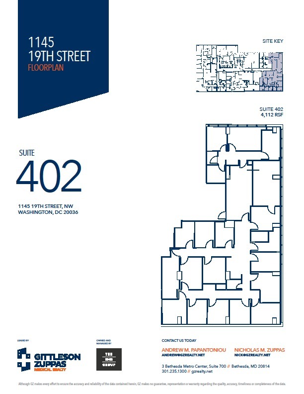 1145 19th St NW, Washington, DC for lease Floor Plan- Image 1 of 1