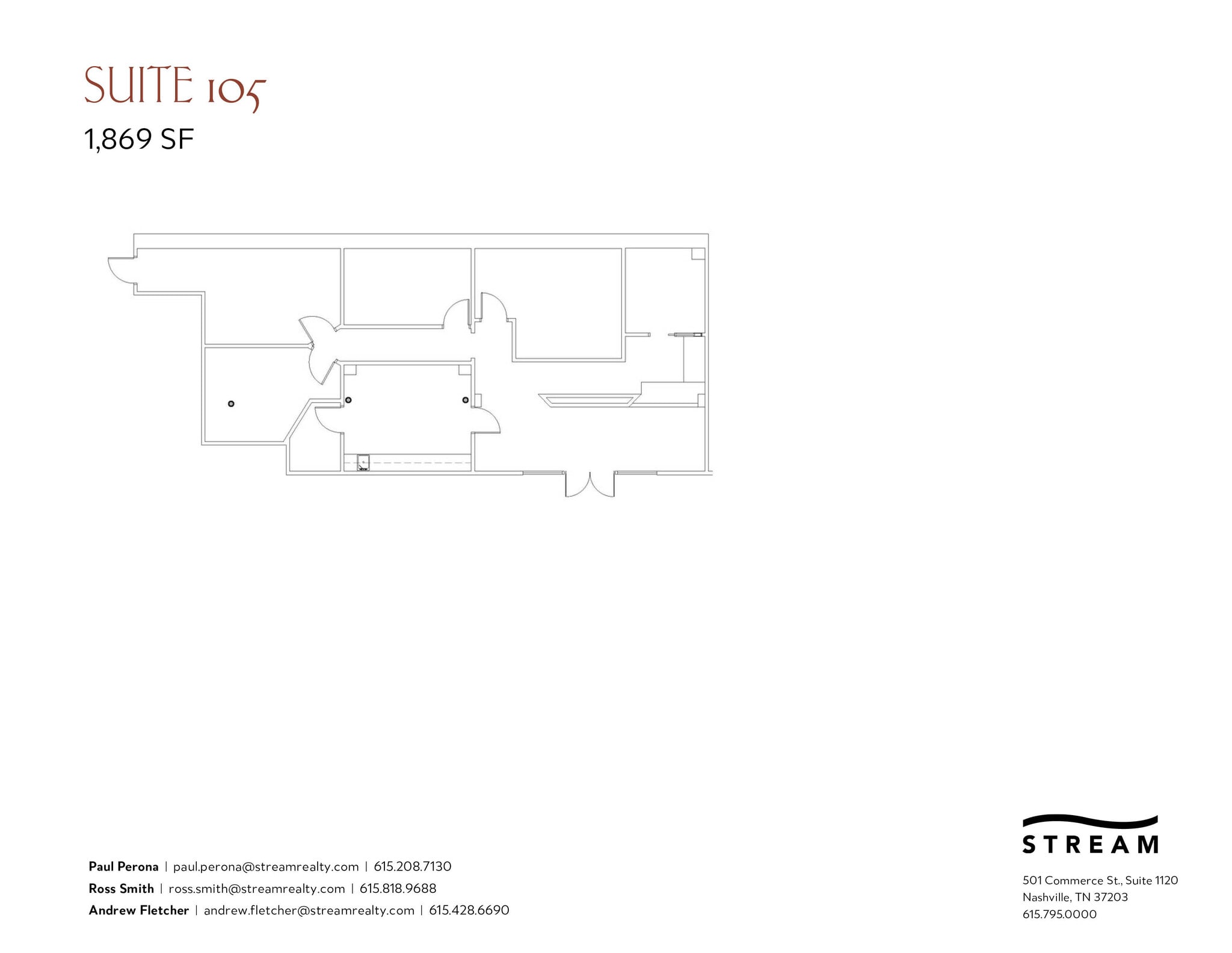 214 2nd Ave N, Nashville, TN for lease Floor Plan- Image 1 of 1