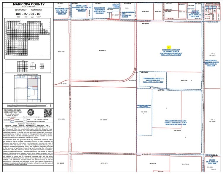 SWC of Dysart and Peoria, El Mirage, AZ for sale - Building Photo - Image 2 of 2