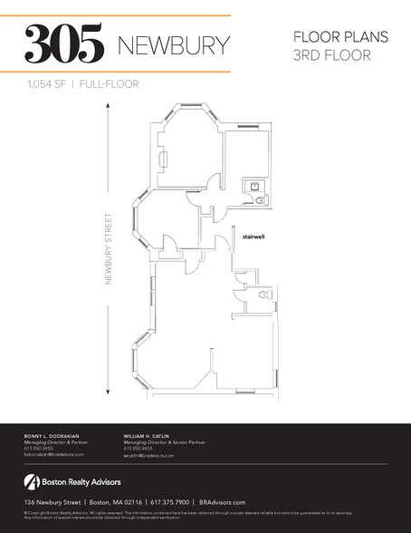 176 Newbury St, Boston, MA for lease - Floor Plan - Image 2 of 5