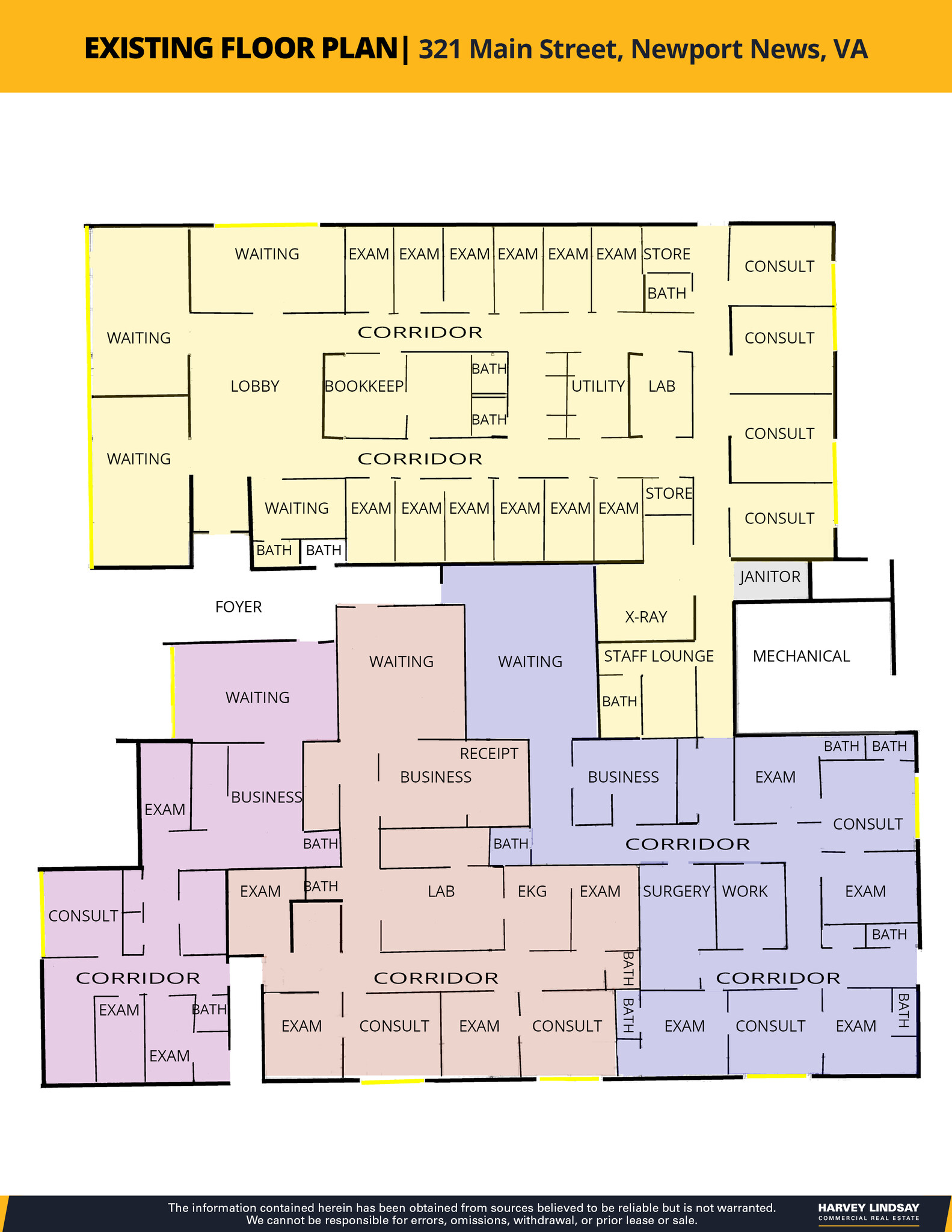 321 Main St, Newport News, VA for lease Floor Plan- Image 1 of 1