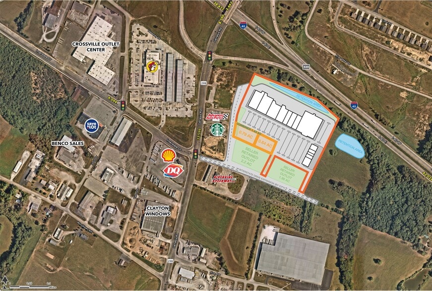 0 Genesis Rd, Crossville, TN for lease - Aerial - Image 1 of 1