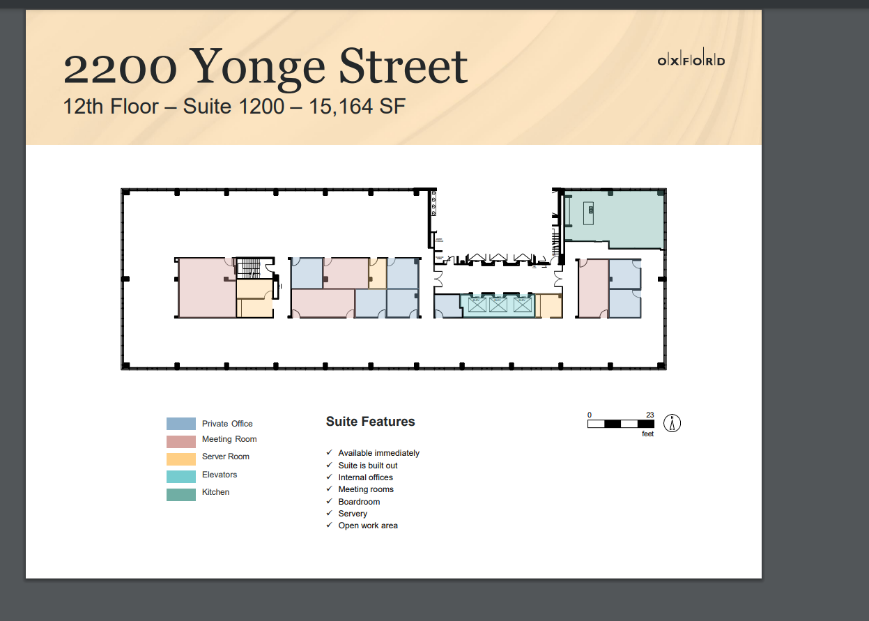 2200 Yonge St, Toronto, ON for lease Floor Plan- Image 1 of 1