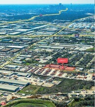 3635 Trailmobile Dr, Houston, TX - aerial  map view