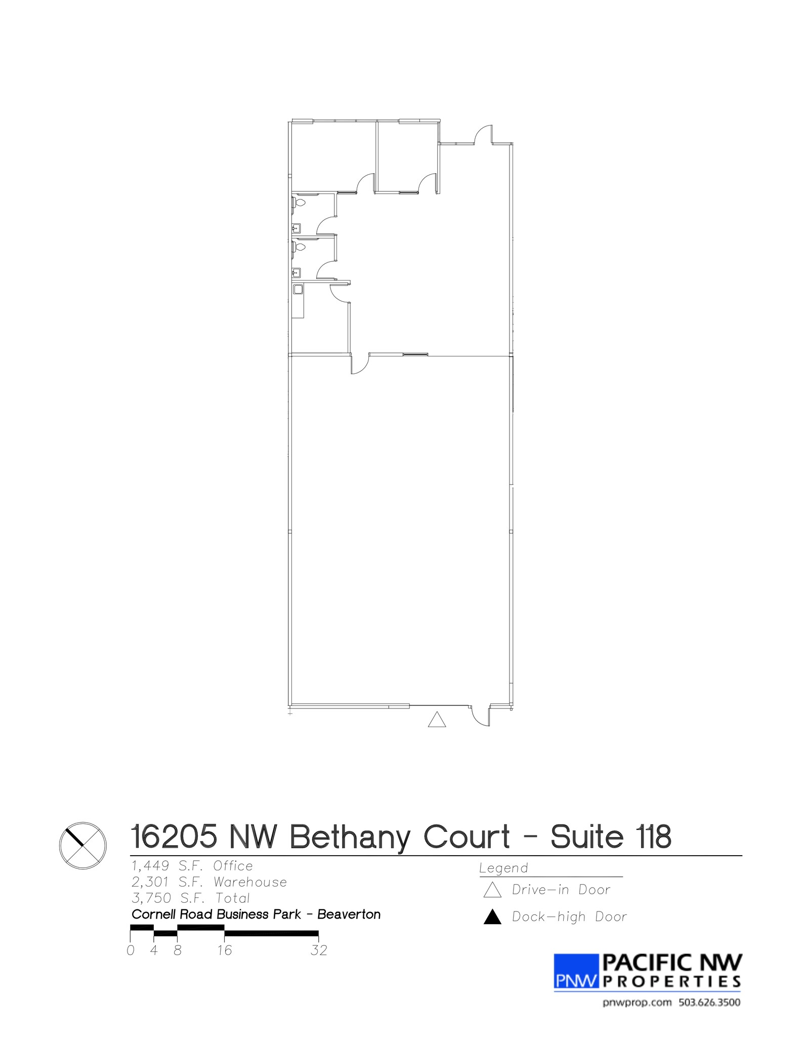 16205 NW Bethany Ct, Beaverton, OR for lease Site Plan- Image 1 of 1