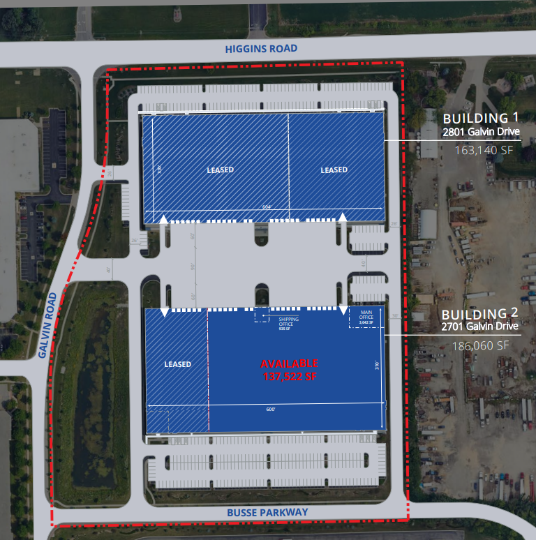 2701 Galvin Dr, Elgin, IL for lease Site Plan- Image 1 of 1