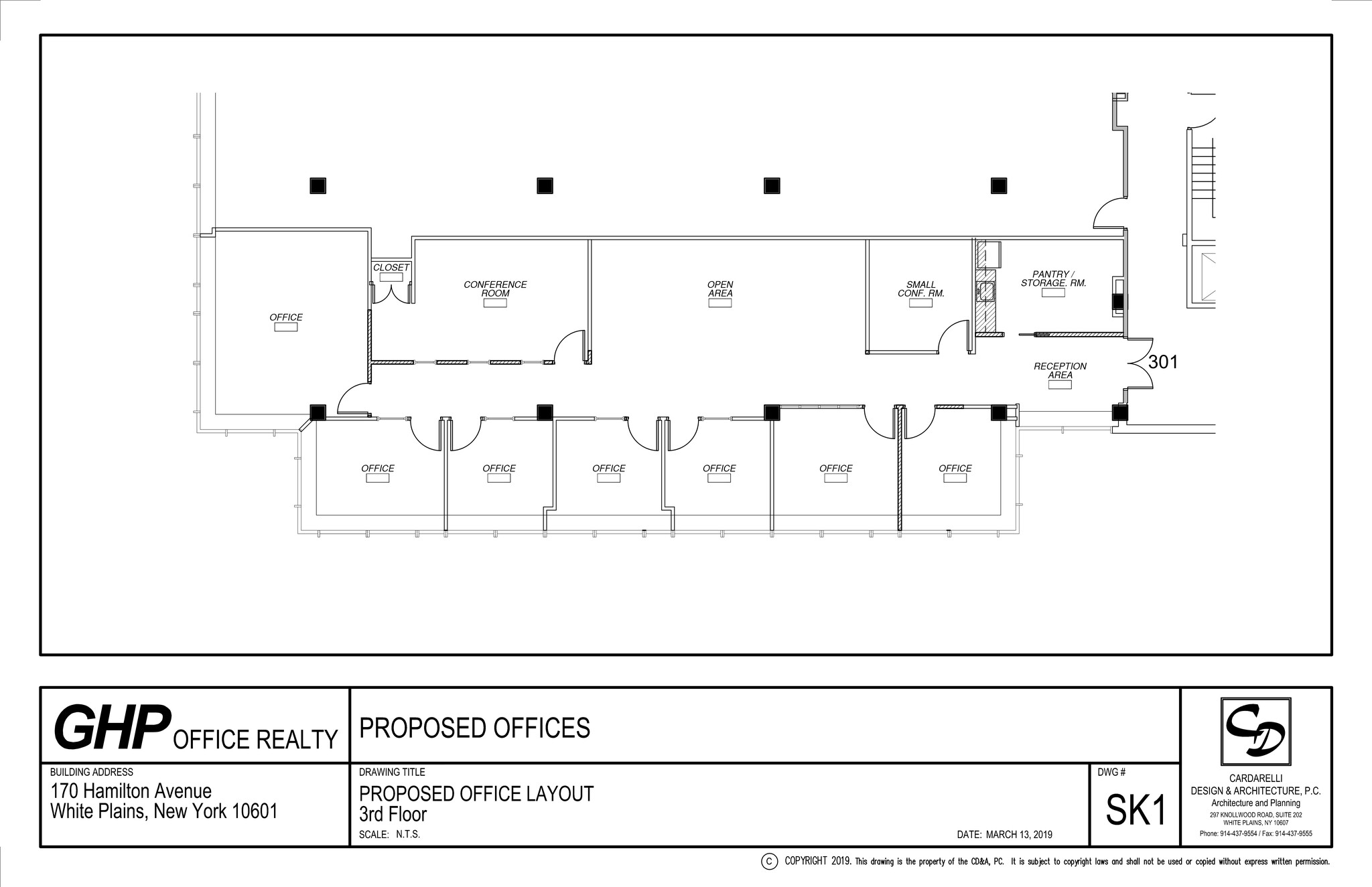 170 Hamilton Ave, White Plains, NY for lease Site Plan- Image 1 of 1