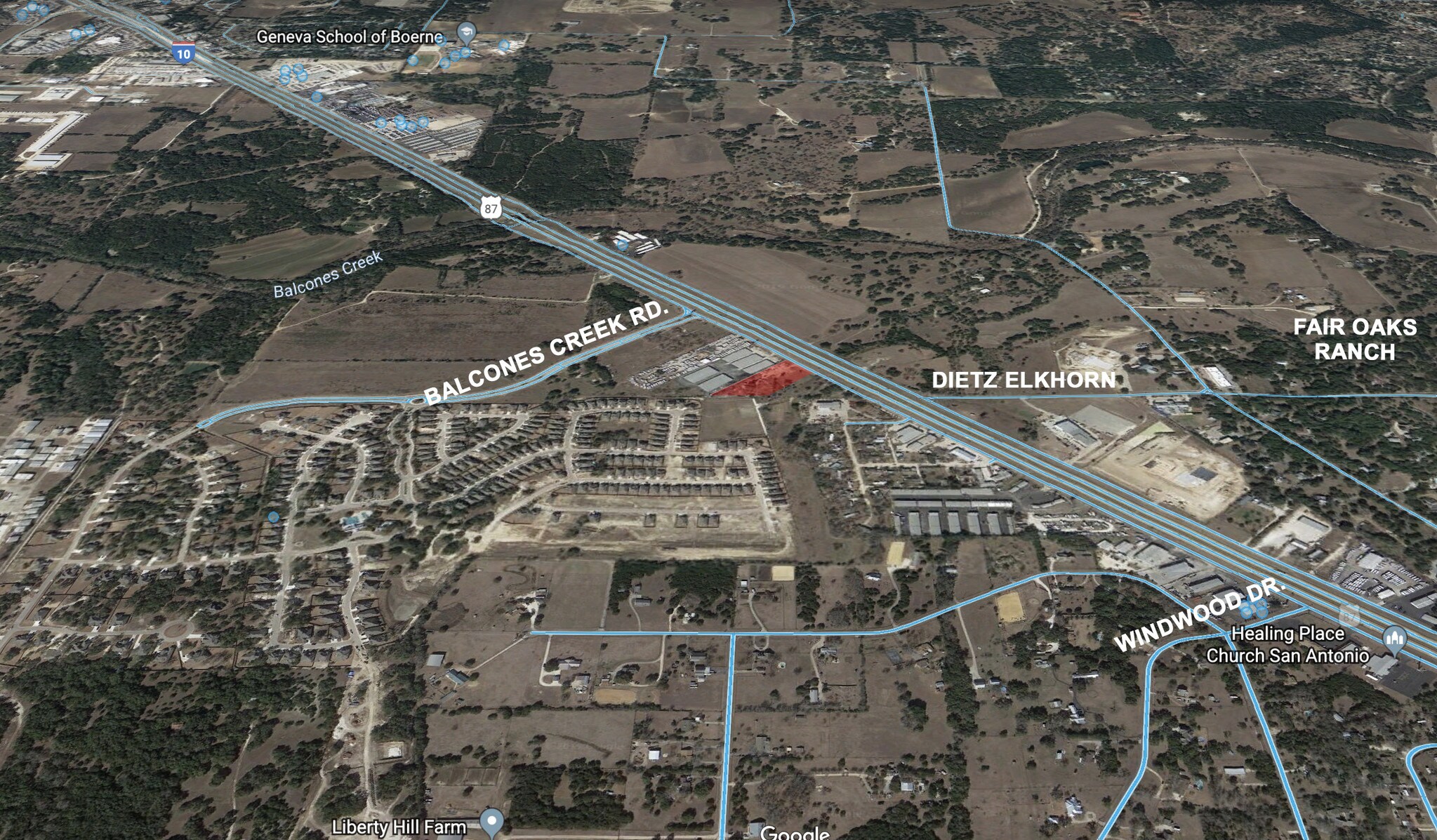 29217 W IH 10, Boerne, TX for sale Goad Map- Image 1 of 1