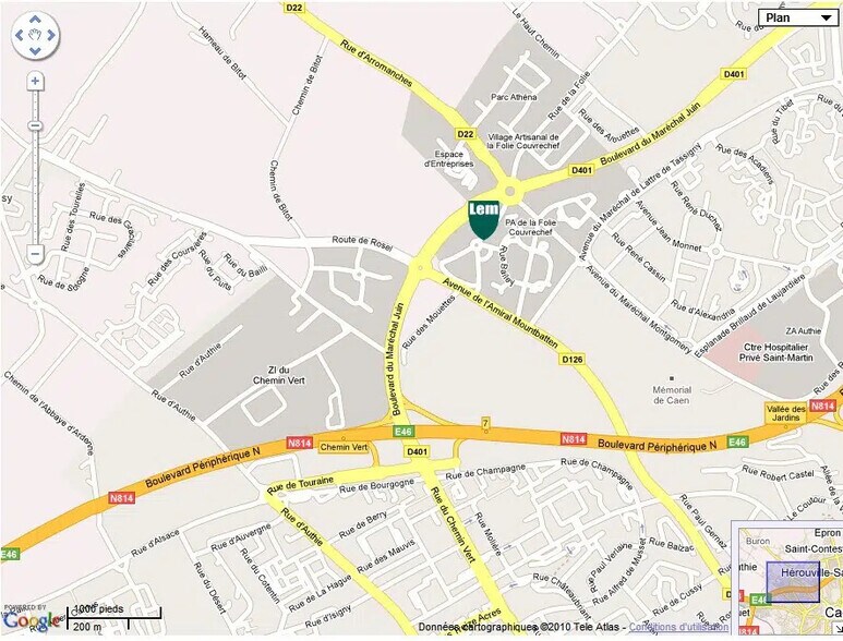 Office in Caen for lease - Floor Plan - Image 2 of 4