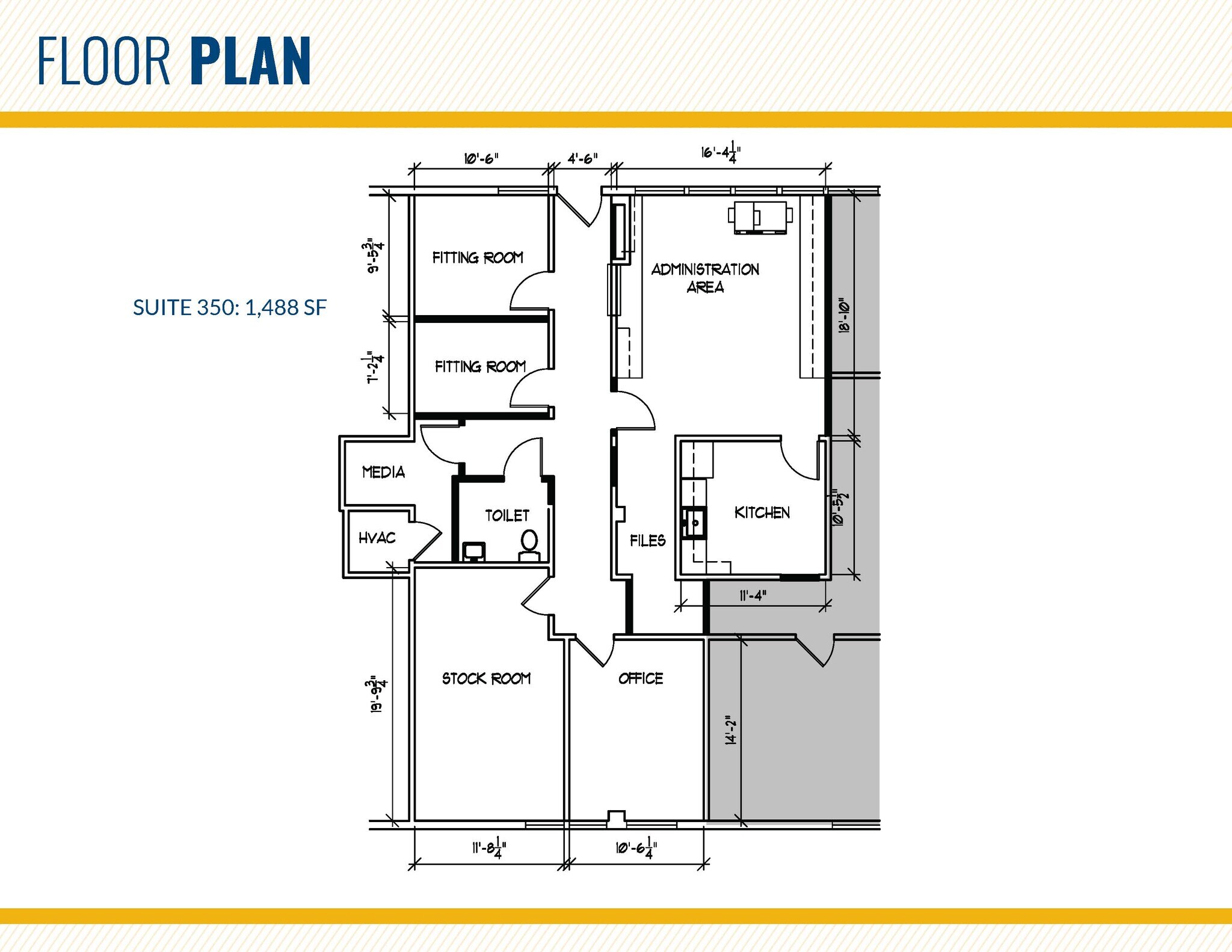 7801 York Rd, Towson, MD for lease Floor Plan- Image 1 of 2