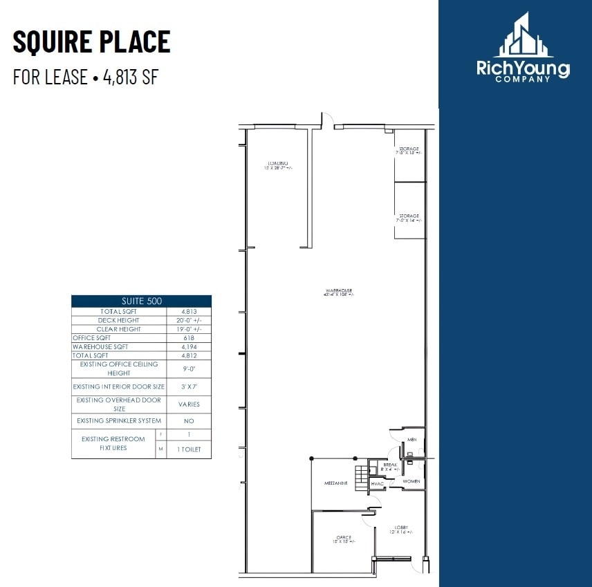 2435 Squire Pl, Farmers Branch, TX for lease Floor Plan- Image 1 of 1